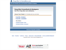 Tablet Screenshot of fengshui.homeblue.com