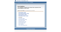 Desktop Screenshot of porches.homeblue.com
