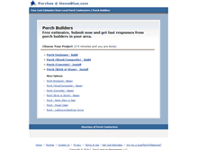 Tablet Screenshot of porches.homeblue.com
