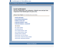 Tablet Screenshot of landscapers.homeblue.com