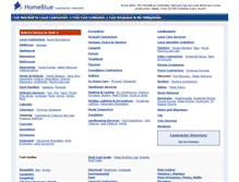 Tablet Screenshot of homeblue.com