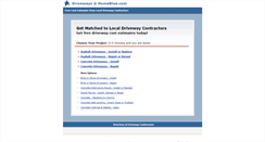 Desktop Screenshot of driveways.homeblue.com